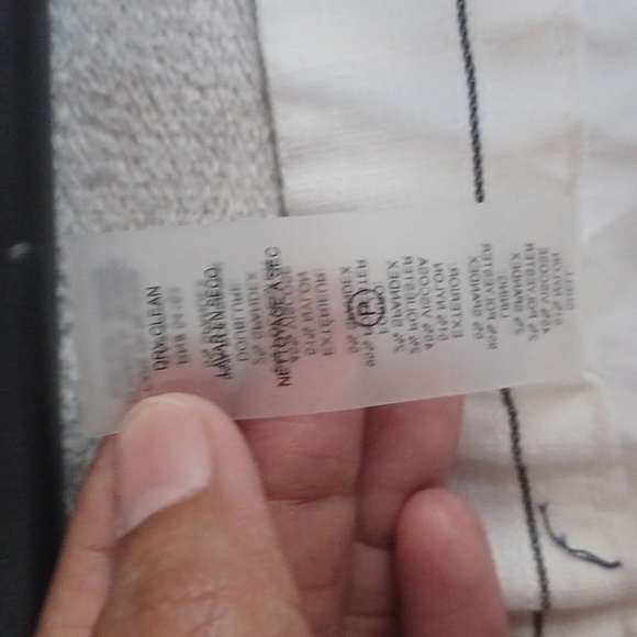 Tommy Hilfiger Wpmen' Striped Black White  Elastic Back Waist Dress Pants size 6 - Picture 8 of 12